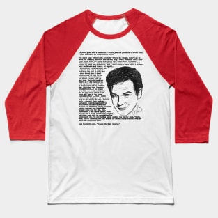 Norm MacDonald -- "A Moth Goes..." Joke Baseball T-Shirt